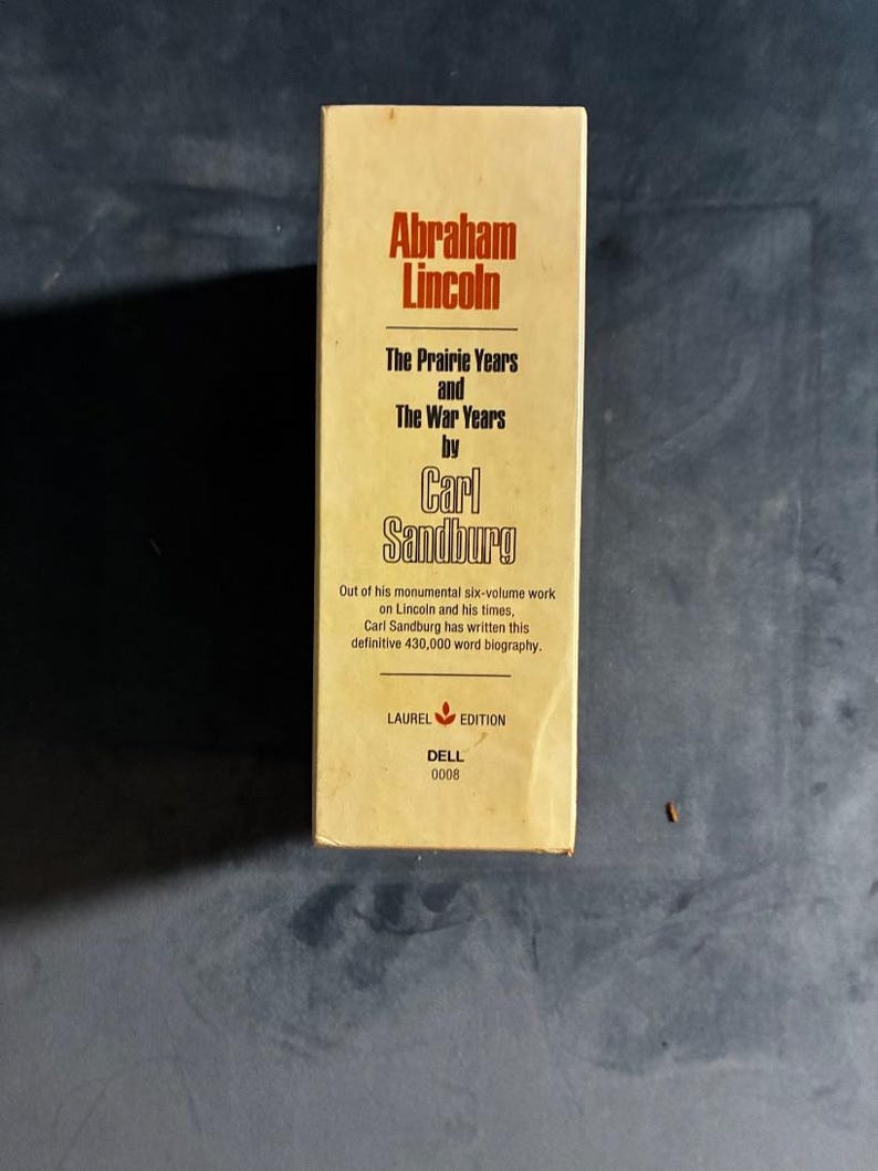 Abraham Lincoln: The Prairie Years and The War Years by Carl Sandburg NEW - Still in wrapper image 2