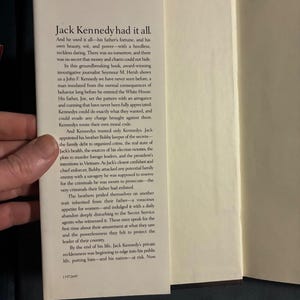 The Dark Side of Camelot by Seymour M. Hersh First Edition First Printing Fine/Very Good Hardcover image 4