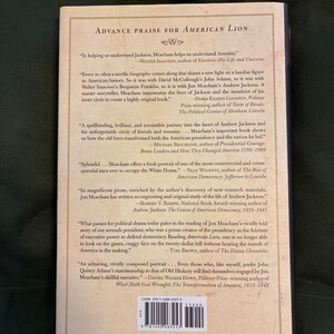 American Lion: Andrew Jackson in the White House by Jon Meacham (First Edition) image 5