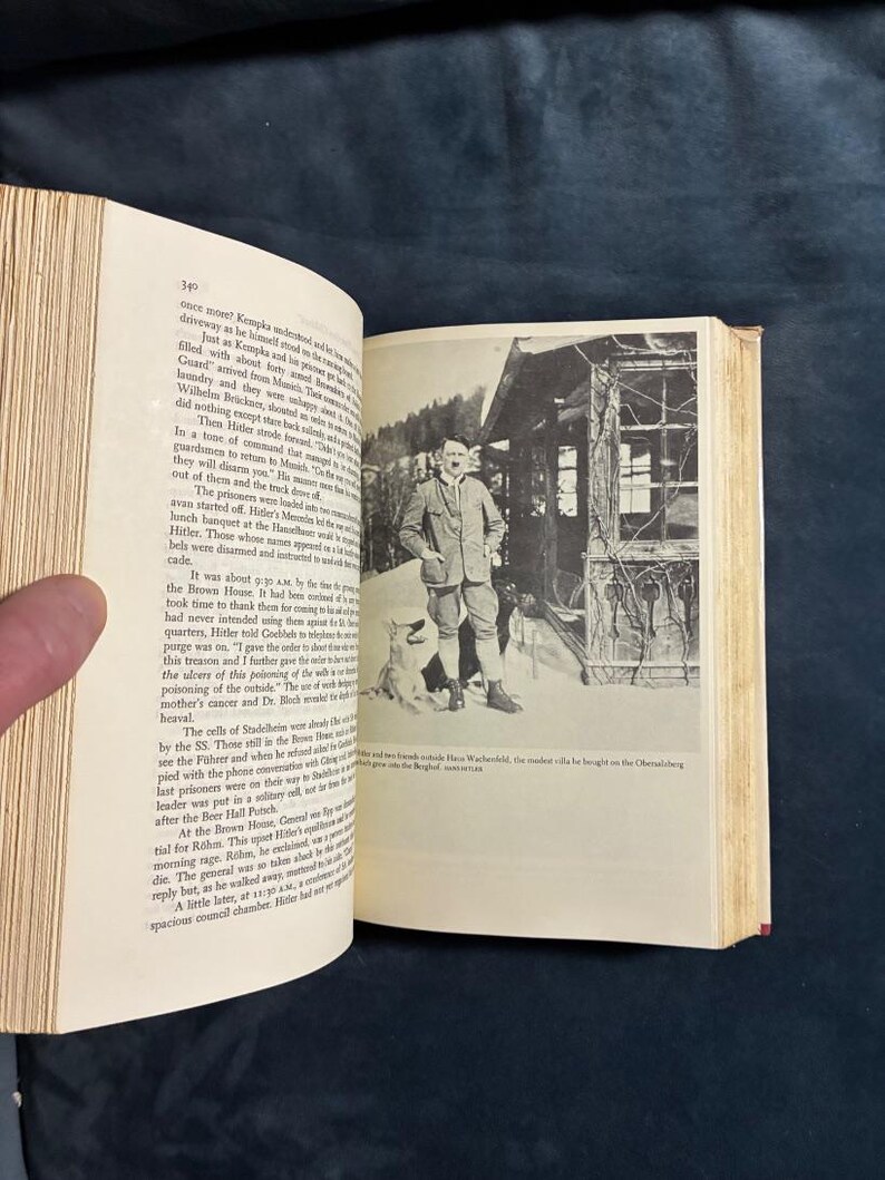 Adolf Hitler av John Toland 1976 Första upplagan Senare tryckning Mycket bra/Bra bild 3
