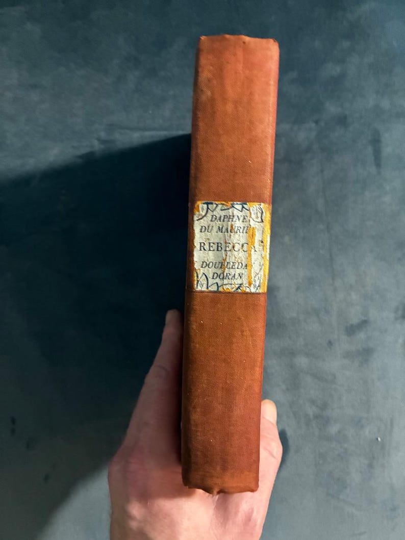 Rebecca by Daphne du Maurier Doubleday, Doran, 1938, Good Hardcover image 1