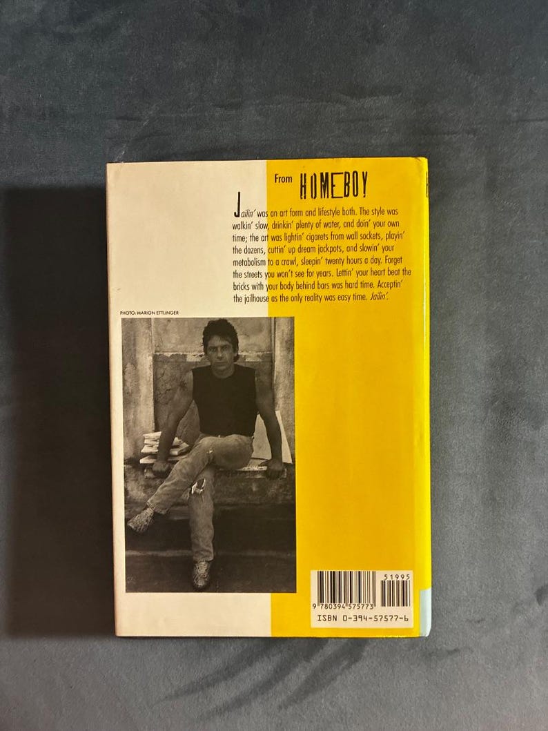 Homeboy by Seth Morgan 1990 First Edition First Printing Near Fine/VG+ image 6