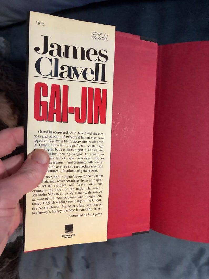 Gai-Jin by James Clavell 1993 First Edition First Printing Fine/Near Fine image 2