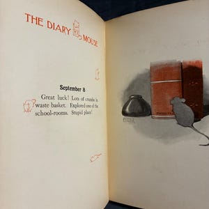 The Diary of a Mouse by Edith Dunham 1907 First Edition Good Hardcover image 7