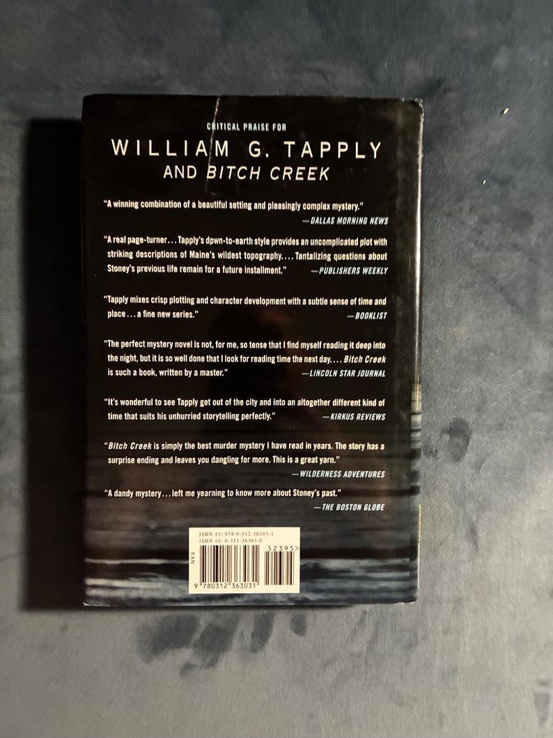 Gray Ghost by William G. Tapply First Edition First Printing Near Fine/Near Fine Hardcover image 2