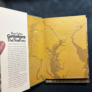 Gettysburg: La furia final de Bruce Catton, 1974, primera edición, tercera impresión, casi perfecto/casi perfecto imagen 4
