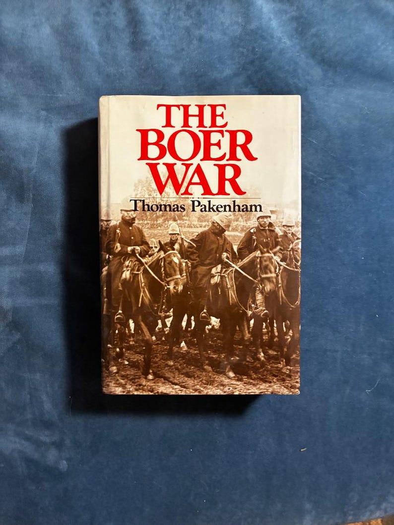 De Boerenoorlog door Thomas Pakenham, 1979, eerste editie, 4e druk. In bijna nieuwstaat/zeer goede staat. afbeelding 1