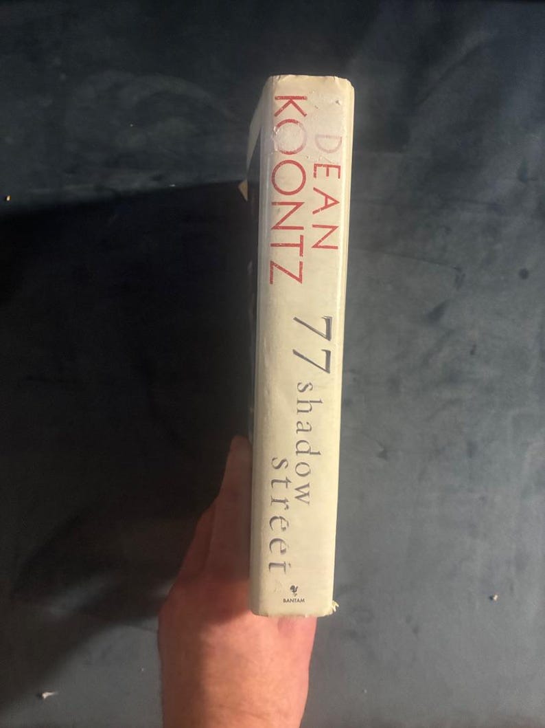 77 Shadow Street by Dean Koontz First Edition First Printing Near Fine/Very Good Hardcover image 7