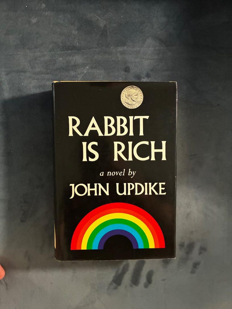 Rabbit Is Rich by John Updike First Edition First Printing Near Fine/Very Good Hardcover image 1