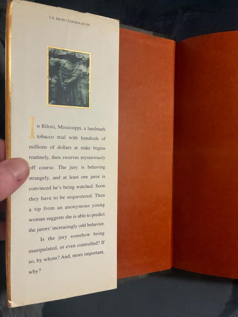 Die Jury von John Grisham, 1996, Erstausgabe, erster Druck, nahezu neuwertig/sehr gut Bild 2