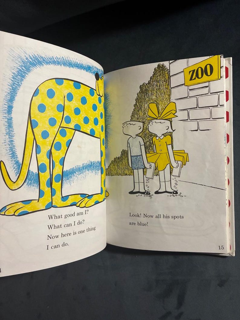 „Setz mich in den Zoo“ von Robert Lopshire, 1988, Beginner Books (Random House), Ausgabe: Sehr gut Bild 7