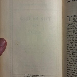 The Fables of Aesop, 1931, ill. by Charles Bennett Three Sirens Press Edition image 6