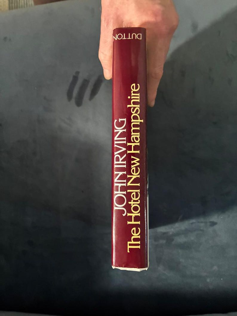 The Hotel New Hampshire by John Irving 1981 E.P. Dutton Edition Near Fine/VG+ image 7