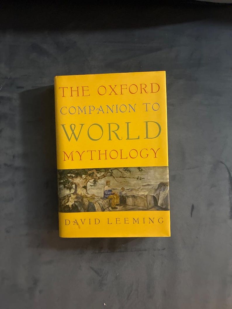 The Oxford Companion to World Mythology by David Leeming First Edition Fine/Fine Hardcover image 1