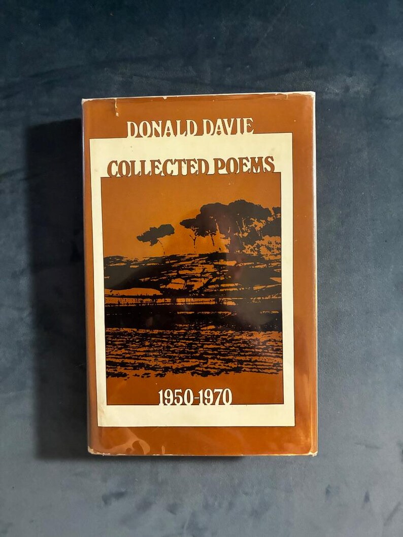 Poemas completos 1950-1970 de Donald Davie, 1972. Primera edición, primera impresión. Muy buen estado/buen estado. Tapa dura. imagen 1