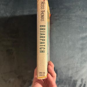 Briarpatch de Ross Thomas, 1984, première édition, premier tirage, état proche du neuf/bon. image 9
