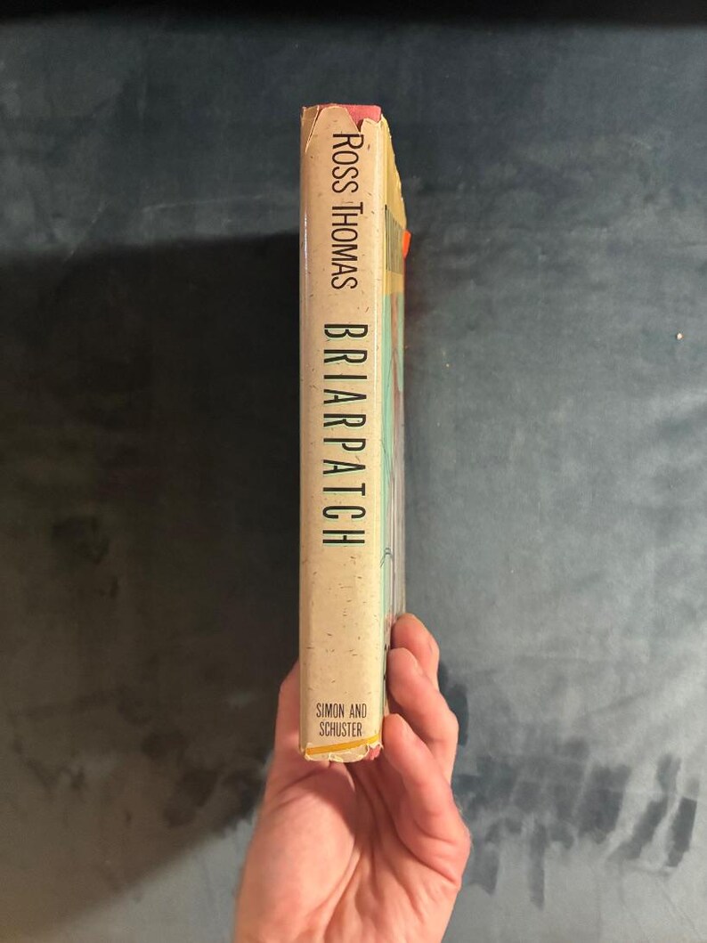 Briarpatch de Ross Thomas, 1984, première édition, premier tirage, état proche du neuf/bon. image 9