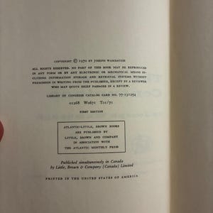 The New Centurions by Joseph Wambaugh 1970 Little, Brown Edition Very Good/Good image 3