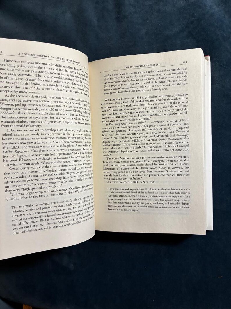Historia del pueblo de los Estados Unidos, 1492-presente, de Howard Zinn. Edición HarperCollins. Excelente/Casi excelente. imagen 4