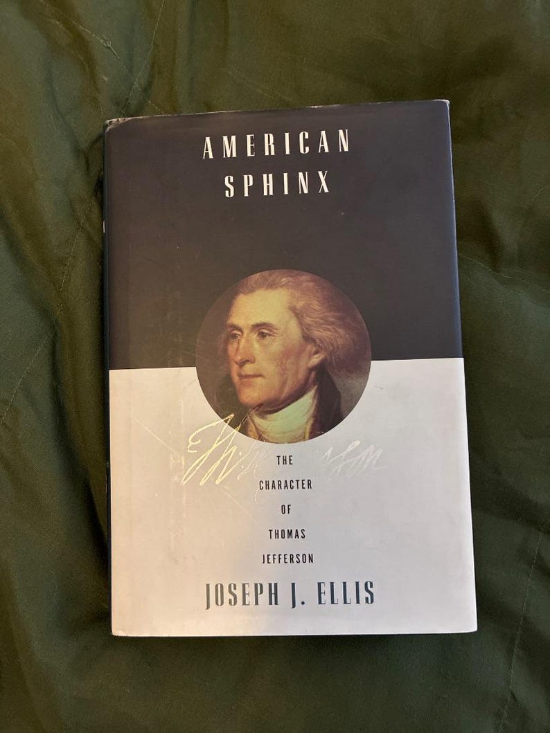 American Sphinx: Thomas Jefferson Character Study by Joseph J. Ellis (First Edition) image 1