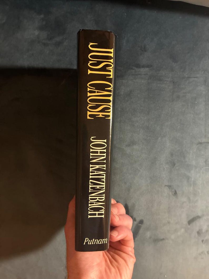 Just Cause by John Katzenbach 1992 First Edition First Printing Fine/Near Fine image 7