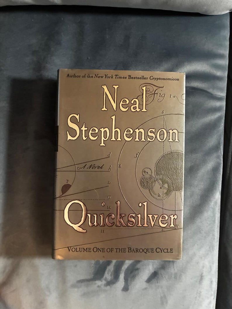 Quicksilver, de Neal Stephenson, 2003, Primeira Edição, Primeira Impressão, Quase Perfeito/Quase Perfeito imagem 1