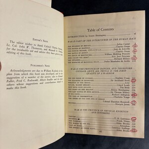 Men at War: The Best War Stories of All Time by Ernest Hemingway (editor) 1942 Edition Very Good/Good image 6