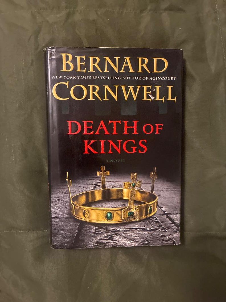 Muerte de reyes de Bernard Cornwell. Primera edición, primera impresión. Tapa dura. Muy buen estado/casi perfecto. imagen 1