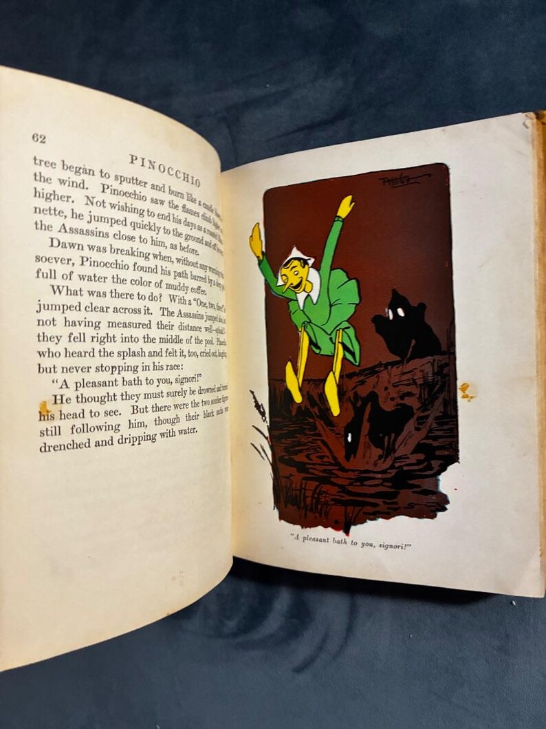 The Adventures of Pinocchio by C. Collodi, illustrator Attilio Mussino 1939 Edition image 8