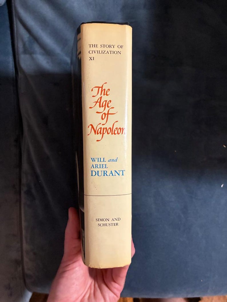 The Age of Napoleon by Will and Ariel Durant 1975 First Edition First Printing Fine/Very Good image 7