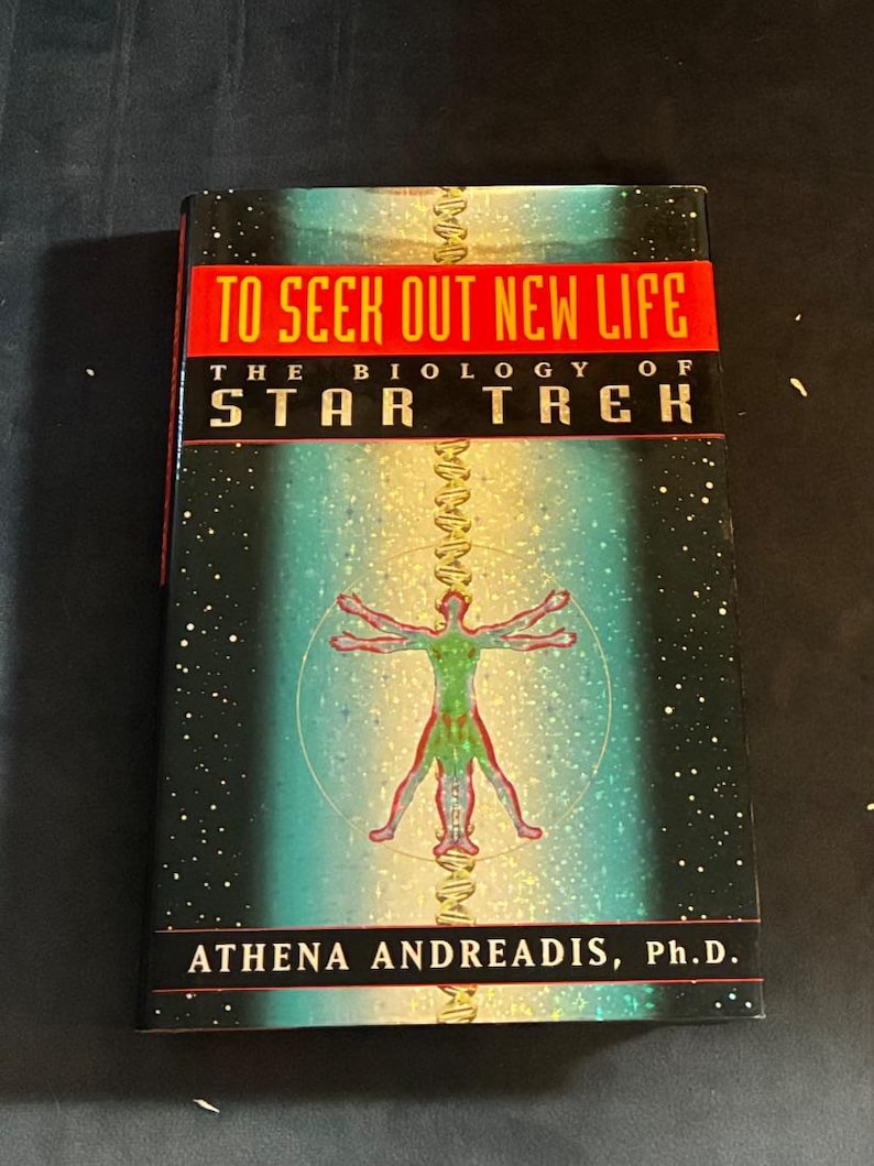Op zoek naar nieuw leven: De biologie van Star Trek door Athena Andreadis, Ph.D. 1998 Eerste editie Eerste druk Bijna nieuwstaat/Zeer goed afbeelding 1