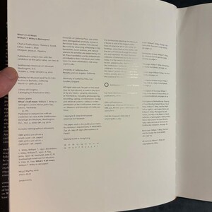 ¿Qué significa todo esto?: William T. Wiley en retrospectiva, por Joann Moser, John Yau y John G. Hanhardt, 2009. Primera edición, primera impresión. imagen 2