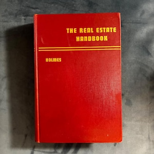 The Real Estate Handbook by Lawrence G. Holmes (editor) First Edition 1951 image 1