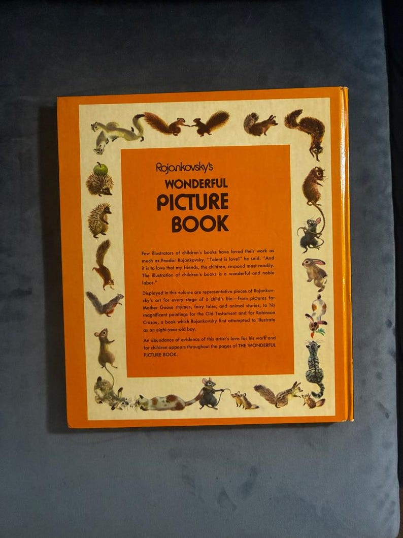 Rojankovsky's Wonderful Picture Book by Feodor Rojankovsky (illustrator); edited by Nina Rojankovsky 1972 First Edition First Printing image 4