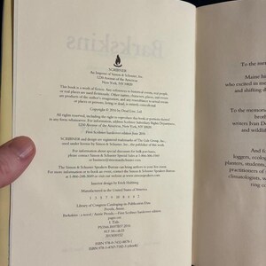 Barkskins de Annie Proulx, 2016, primera edición, primera impresión, VG+/Casi perfecto, tapa dura. imagen 4