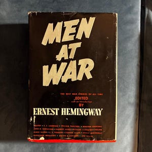 Men at War: The Best War Stories of All Time by Ernest Hemingway (editor) 1942 Edition Very Good/Good image 1