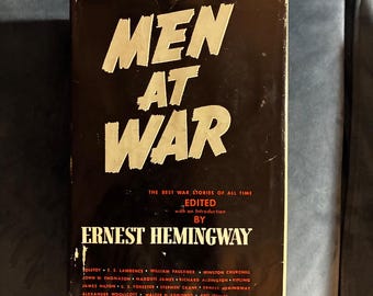Men at War: The Best War Stories of All Time by Ernest Hemingway (editor) 1942 Edition Very Good/Good