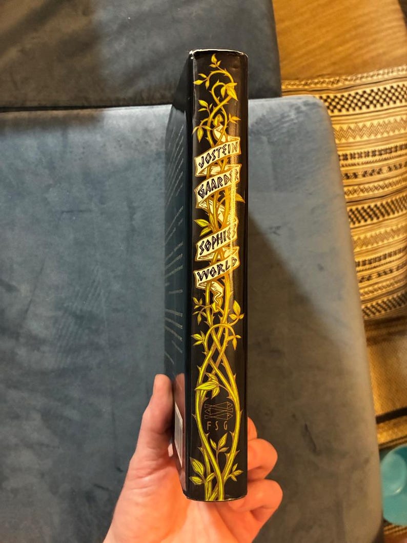 Sophie's World by Jostein Gaarder First Edition 8th Near Fine/Near Fine image 8