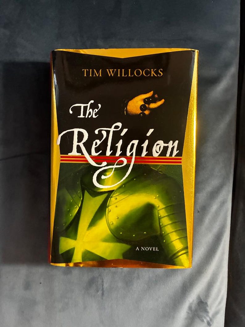 Het boek 'The Religion' van Tim Willocks, 2007, eerste editie, eerste druk. Zeer goede/bijna perfecte staat. afbeelding 1