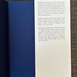 W. A. Mozart by Hermann Abert 2007 First Edition First Printing Fine/VG+ Hardcover image 5