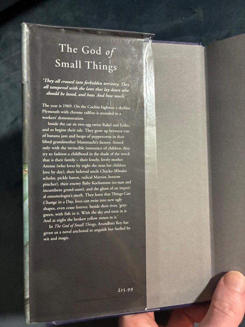The God of Small Things by Arundhati Roy 1997 First UK Edition First Printing image 3