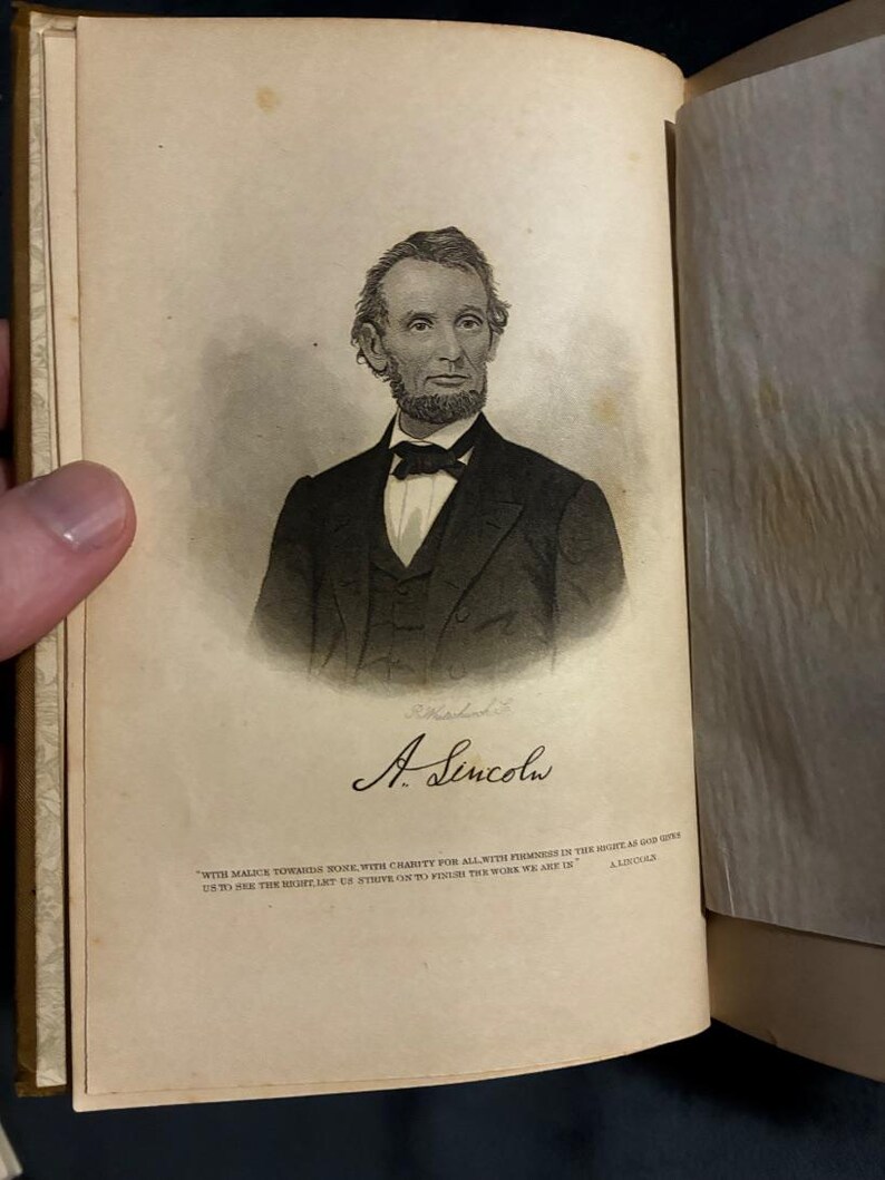 Life of Abraham Lincoln, Sixteenth President of the United States by Frank Crosby 1865 First Edition Very Good Hardcover image 2