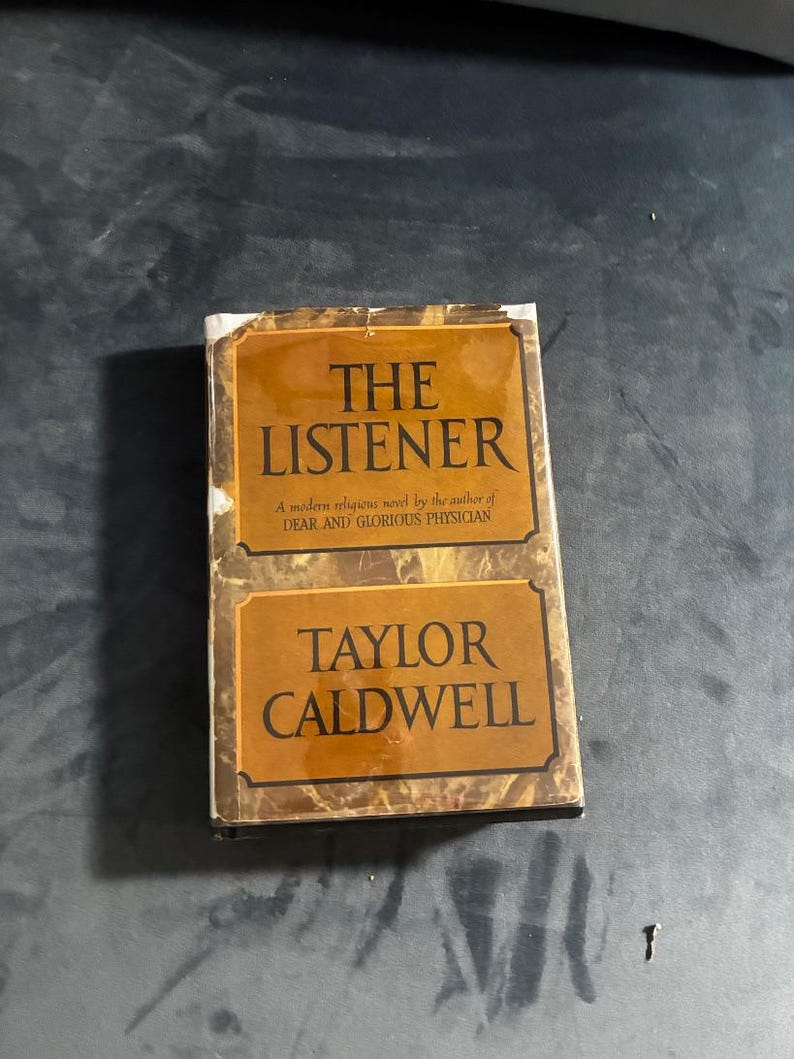 The Listener by Taylor Caldwell: 1960 First Edition Hardcover (Very Good/Good) image 1