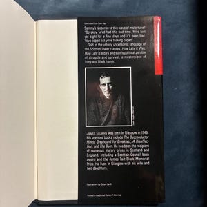 How late it was, how late by James Kelman 1995 First Edition First Printing Near Fine/Near Fine Hardcover image 3