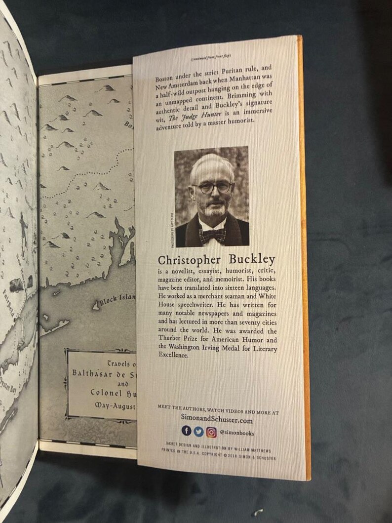 The Judge Hunter by Christopher Buckley 2018 First Edition First Printing Near Fine/Very Good image 5