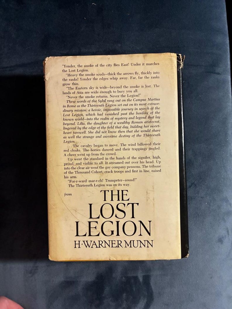 The Lost Legion by H. Warner Munn 1980 First Edition First Printing Very Good/Good image 5
