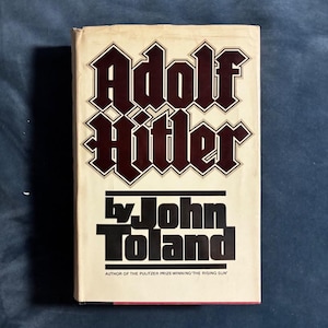 Adolf Hitler av John Toland 1976 Första upplagan Senare tryckning Mycket bra/Bra bild 1