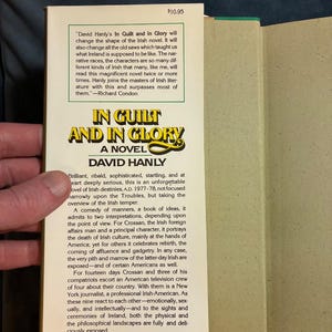 In Guilt and in Glory by David Hanly 1979 First Edition First Printing Near Fine/Very Good Hardcover image 2