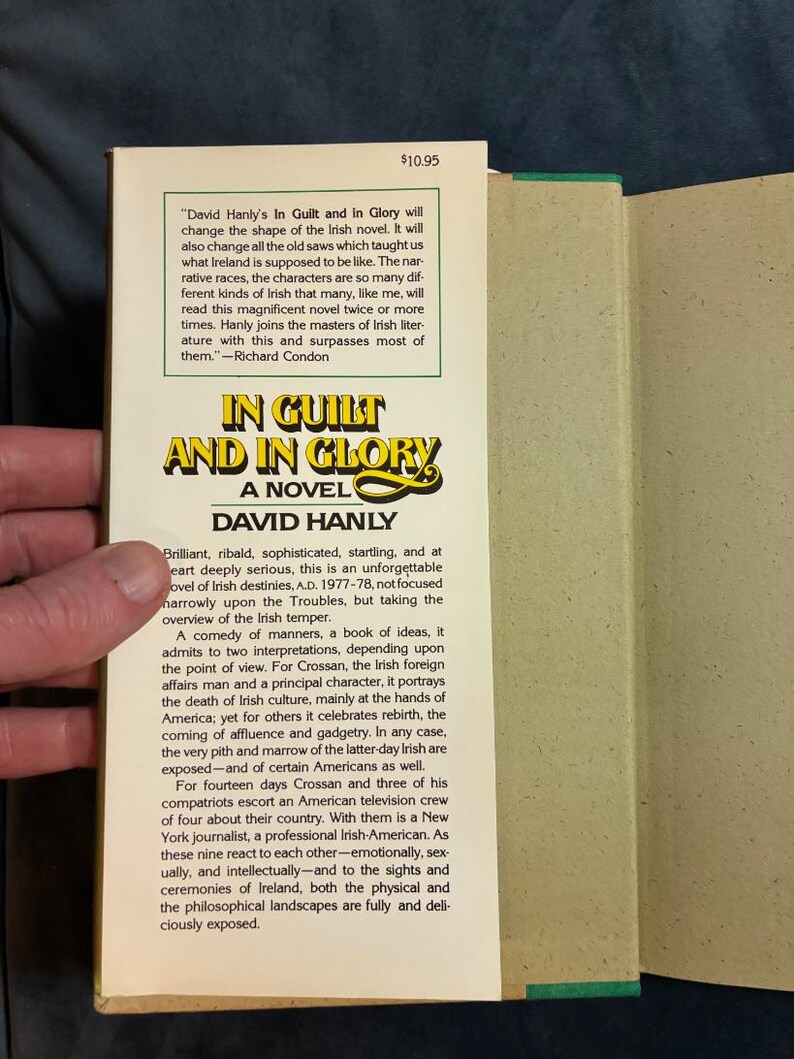 In Guilt and in Glory by David Hanly 1979 First Edition First Printing Near Fine/Very Good Hardcover image 2
