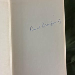 Signed First Edition The World for Wedding Ring by Daniel Berrigan Hardcover Poems image 5